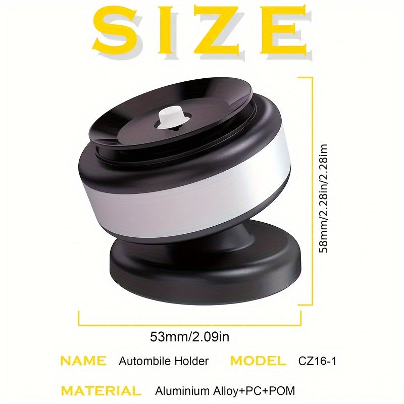 360° Rotating Magnetic Phone Holder - Car, Kitchen, Office Multi-Use