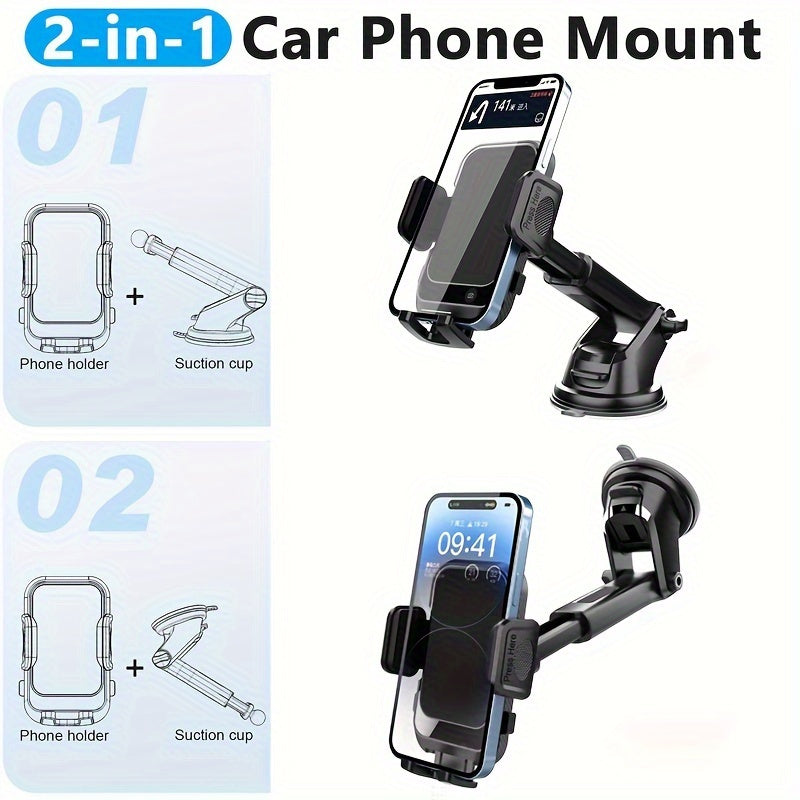 Suction Cup Car Phone Holder - Unmatched Driving Experience