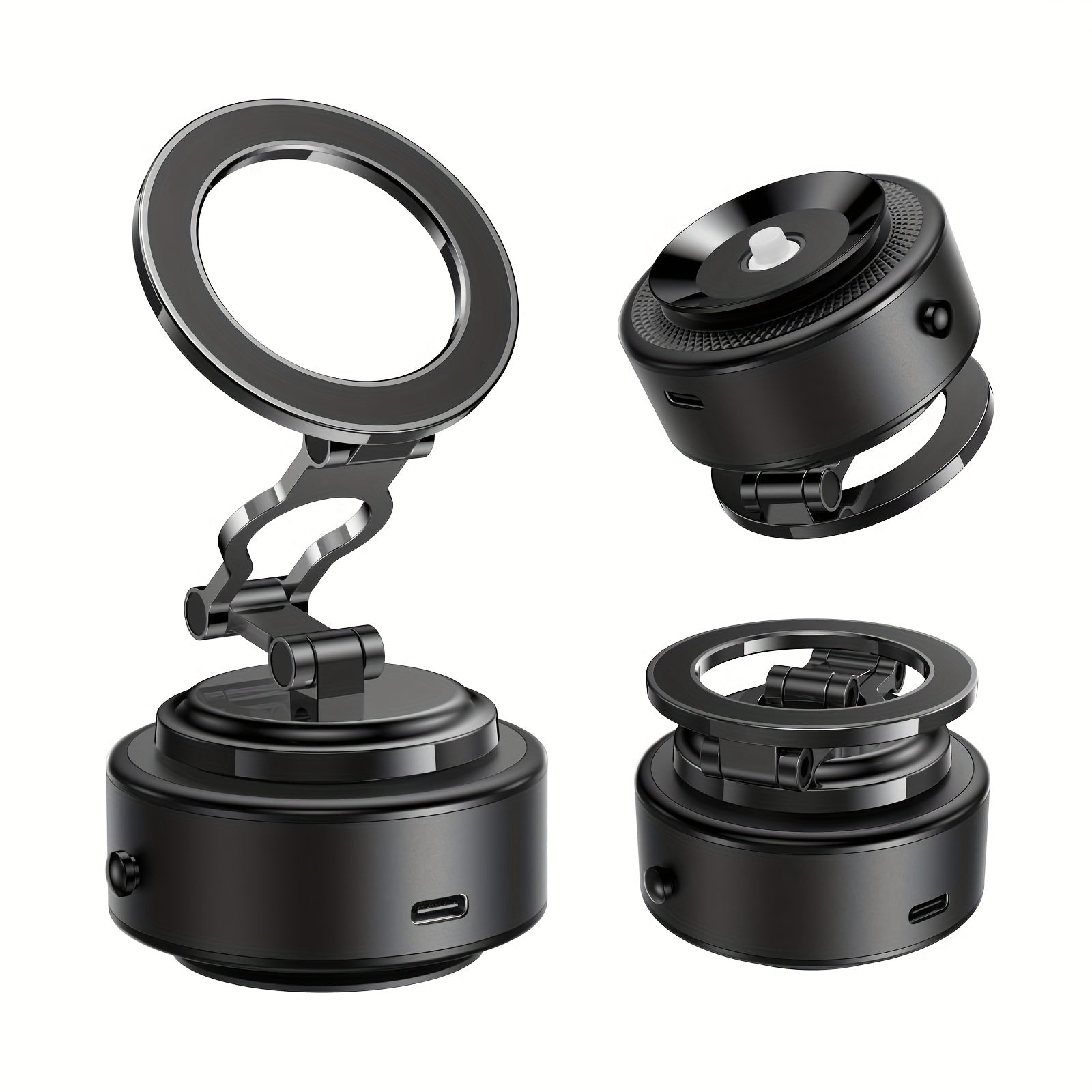Universal Vacuum Suction Phone Mount for Car, Gym & Home - iPhone/Android